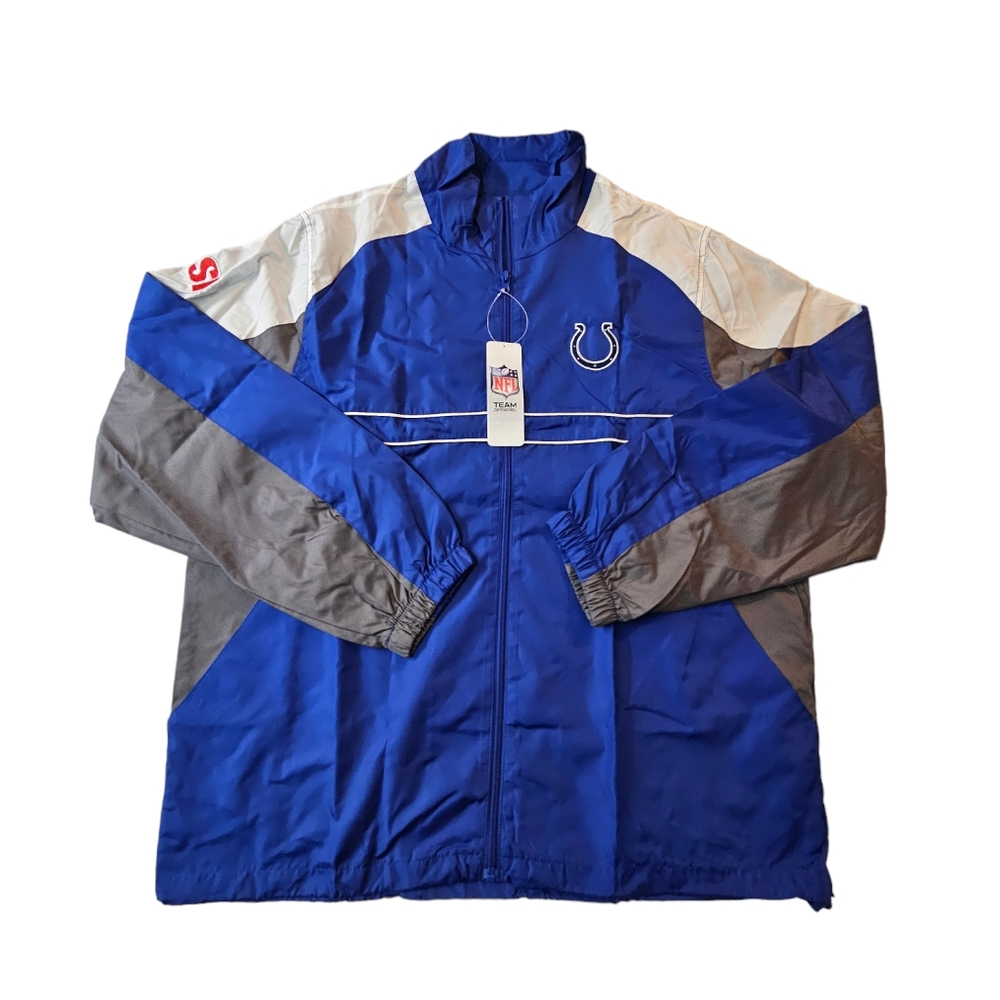 Indianapolis Colts Dunbrooke SI Windbreaker Jacket NFL Football Men's Large NWT